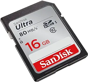 SanDisk Ultra 16GB Memory SD Card